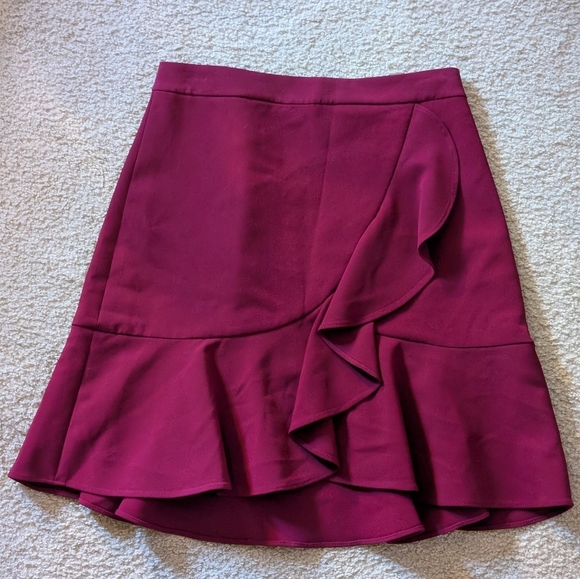 alice + Olivia Juno Ruffled A Line Miniskirt Size 6 - Picture 1 of 8